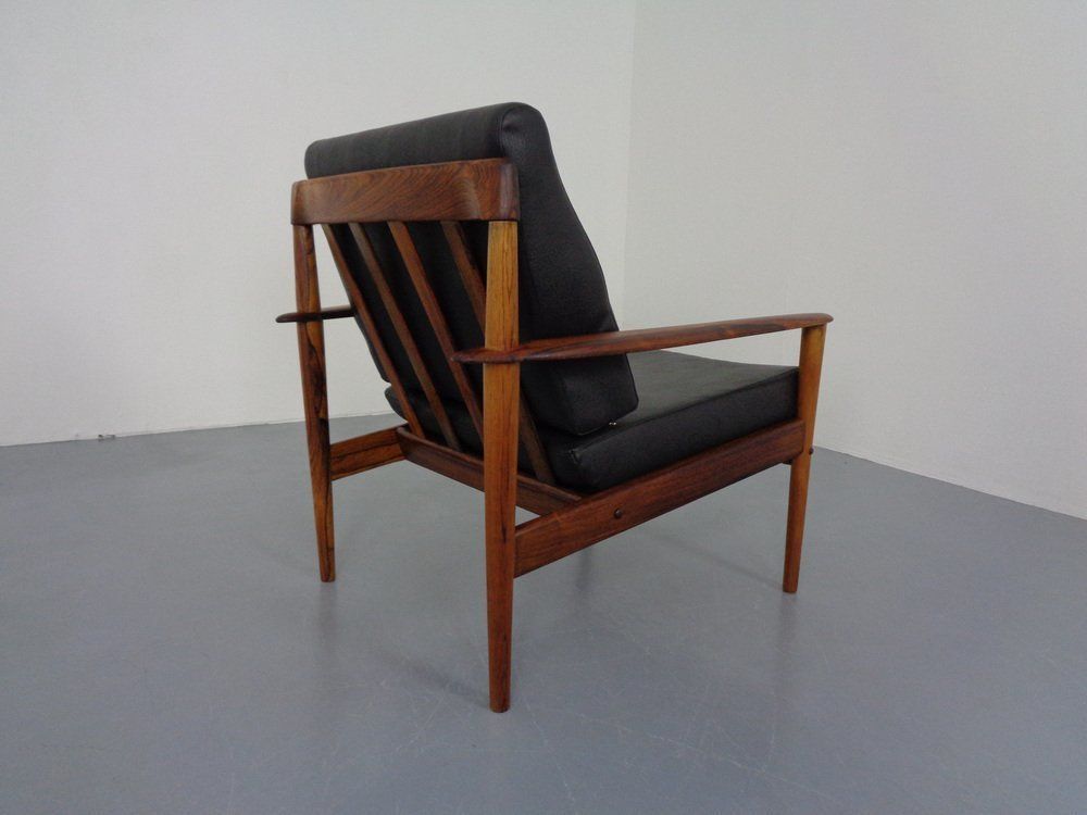 Danish Rosewood Model 56 Armchair By Grete Jalk For Poul Jeppesen, 1960s photo vinterior