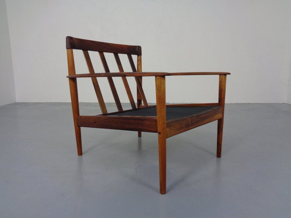 photo furniture Danish Rosewood Model 56 Armchair By Grete Jalk For Poul Jeppesen, 1960s