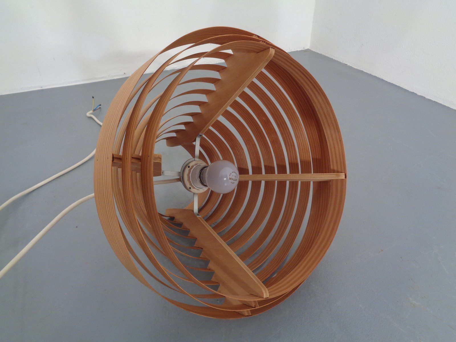 Wooden Lamella Ceiling Lamp By Hans Agne Jakobsson For Hans Agne Jakobsson Ab Markaryd 1960s photo buy