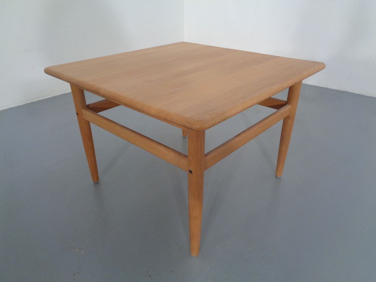 437.0 Danish Oak Sofa Table By Niels Bach, 1960s photo