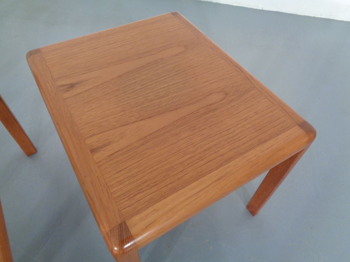 photo vintage Teak Nesting Tables By Kai Kristiansen For Vildbjerg Møbelfabrik, 1960s, Set Of 3