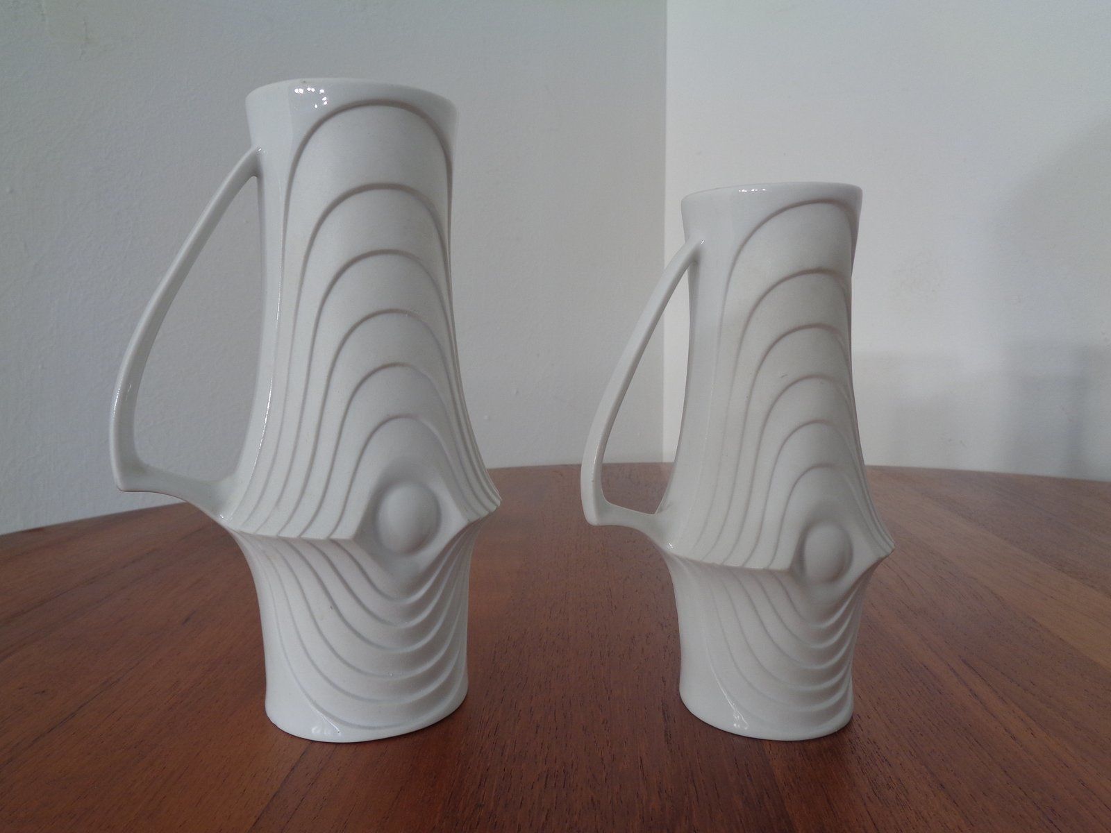 Mid Century Op Art Vases From Royal Kpm  1960s  Set Of 6 photo vinterior
