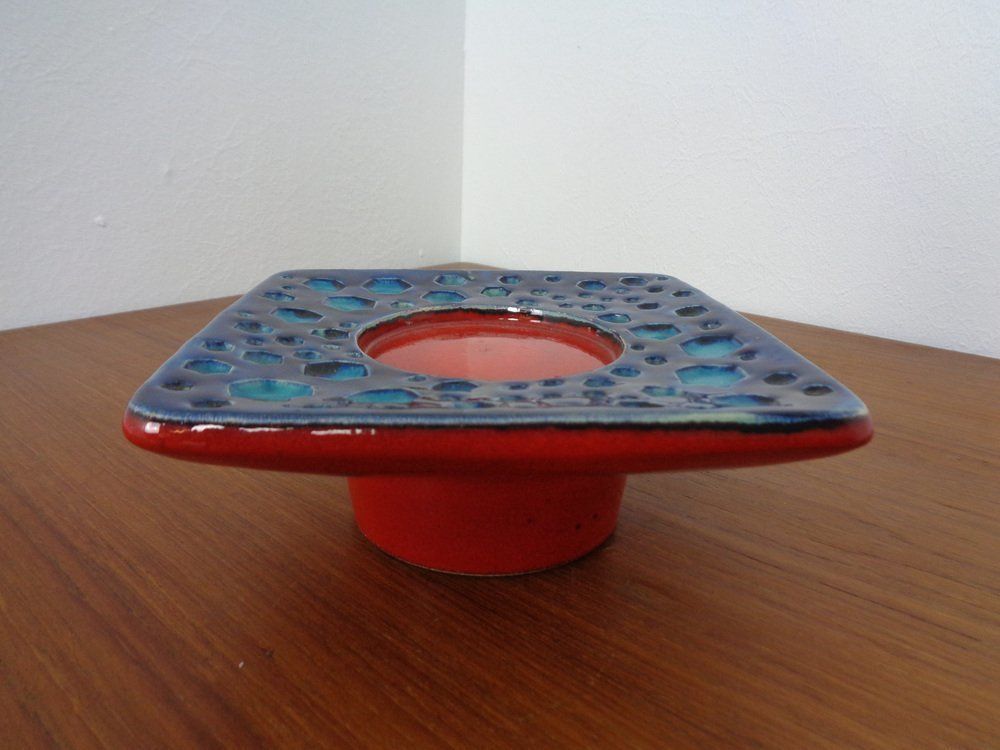 photo vintage Studio Ceramic Candleholders From Dumler & Breiden, 1970s, Set Of 2