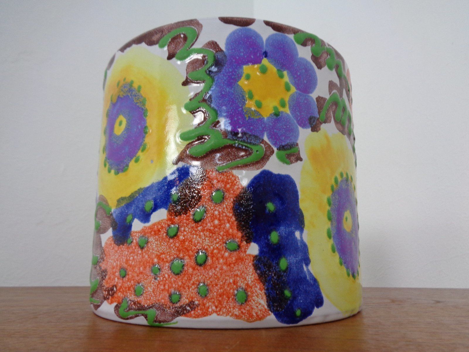 Vase And Planter In Ceramic From Marei, 1970s, Set Of 2 photo buy