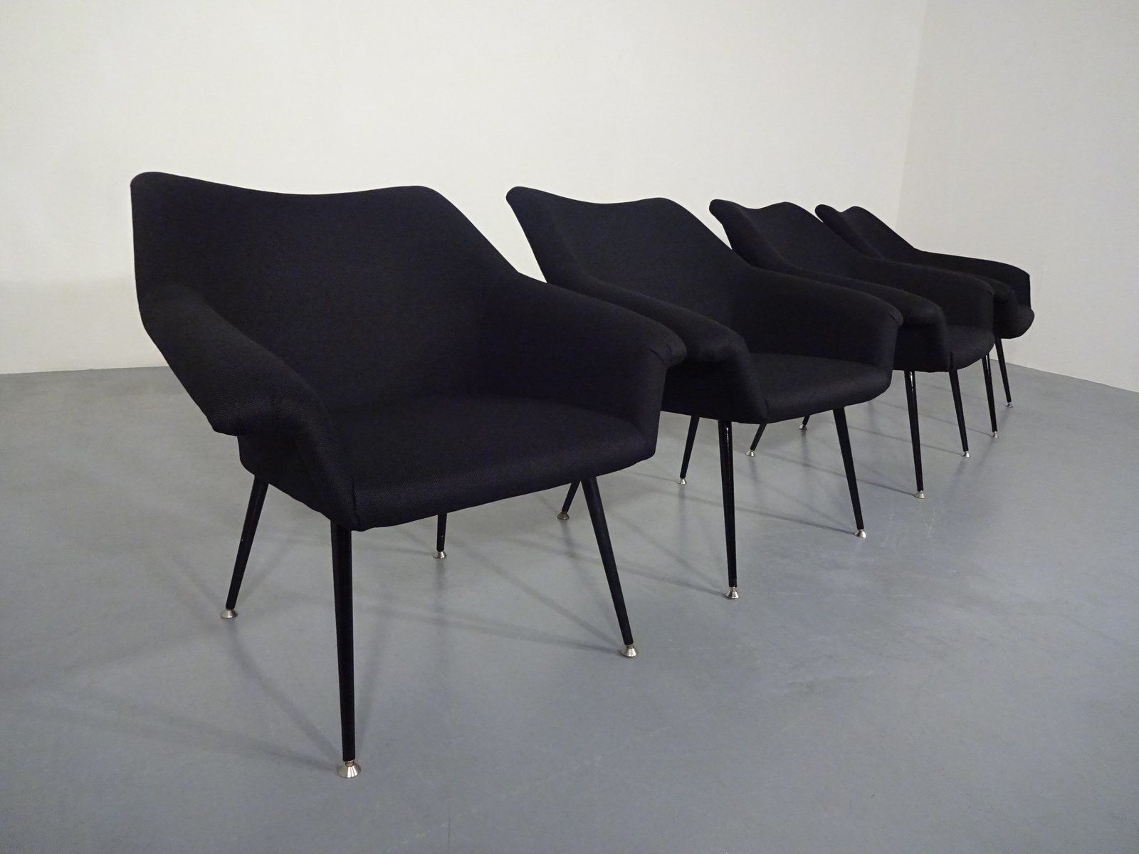 Mid Century Lounge Chairs 1960s Set Of 4 photo Furniture