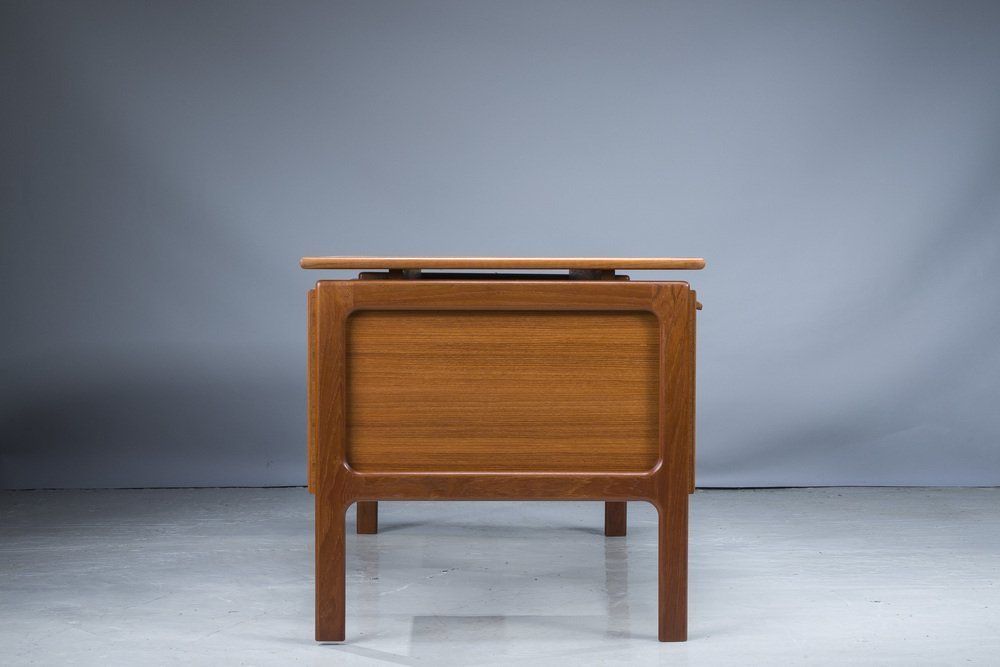 Mid Century Teak Desk From Gv Møbler, 1970s photo for sale