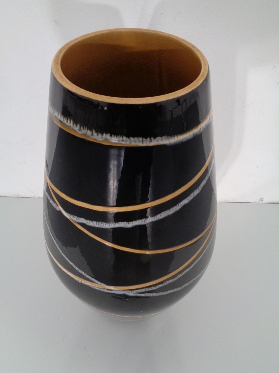 382.0 Fat Lava Ceramic Vases From Scheurich 1960s Set Of 2 photo