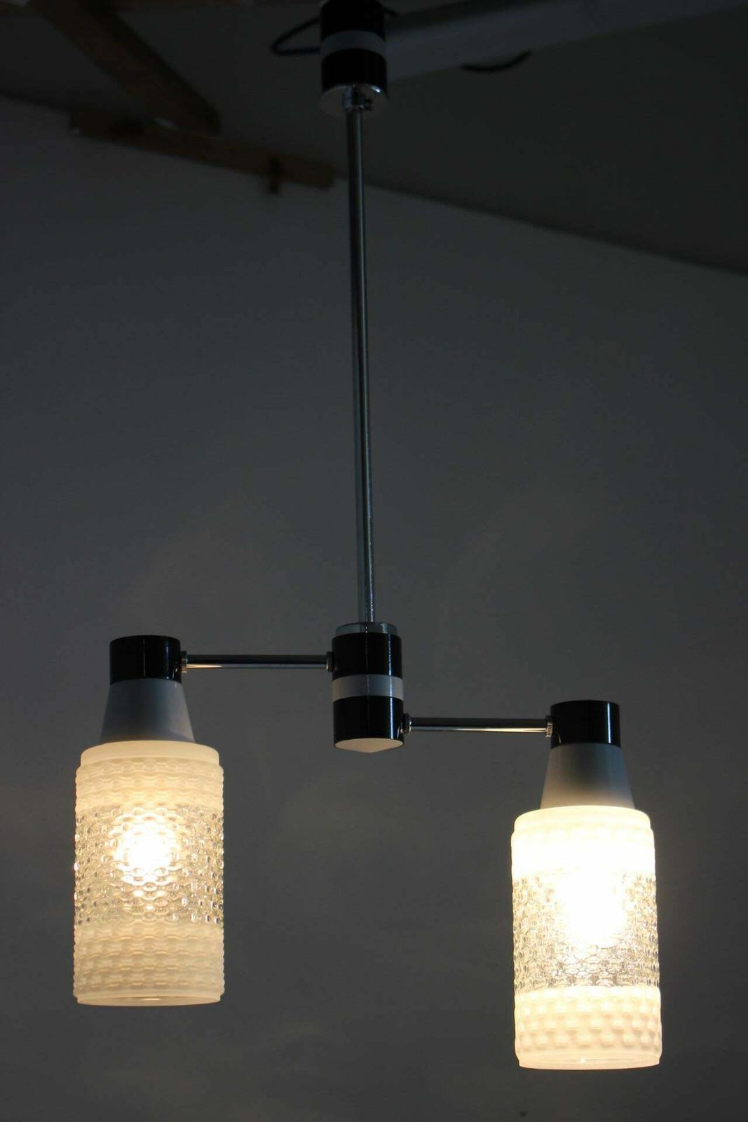 297.0 Mid Century Chandelier By Napako, Czechoslovakia, 1970s photo
