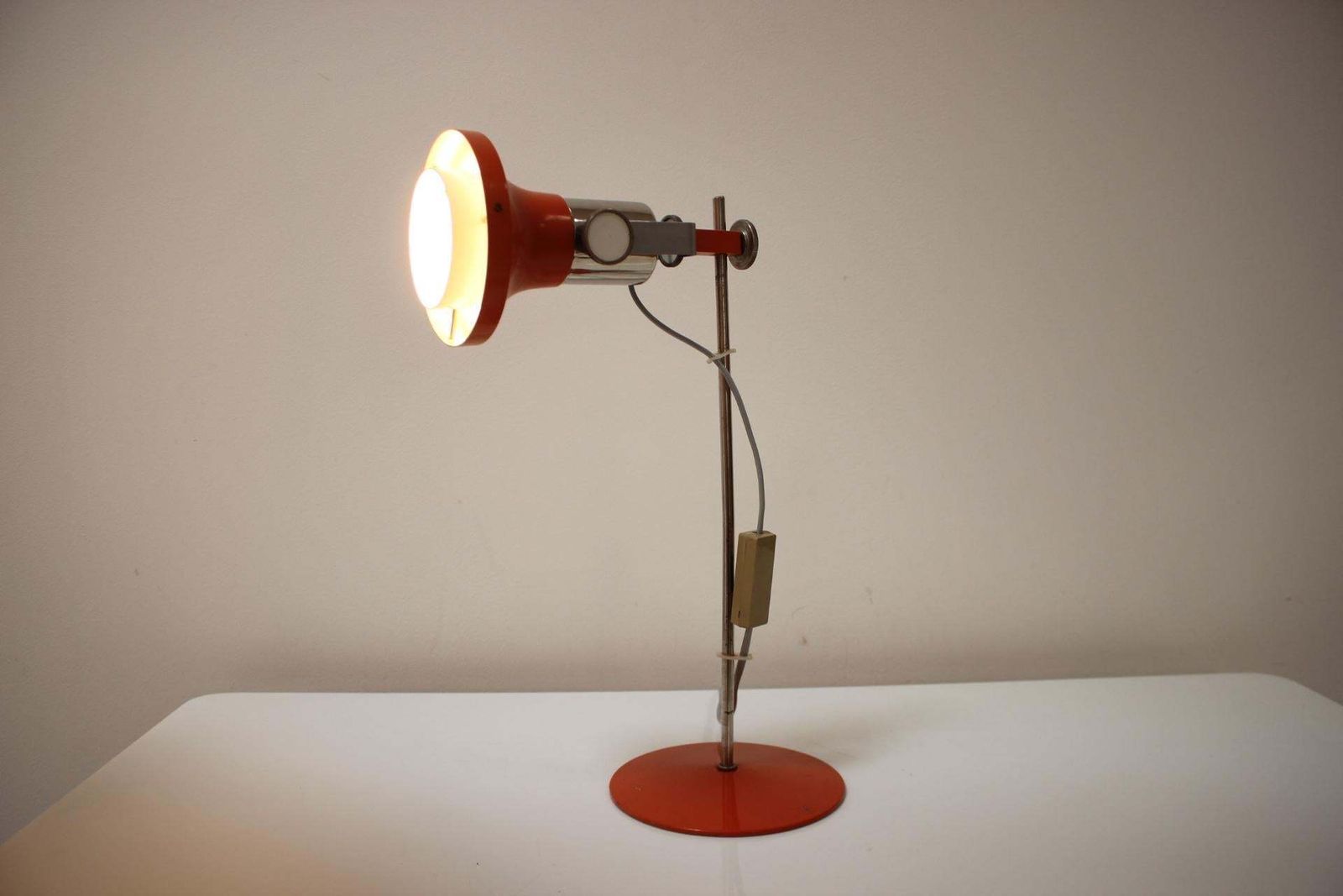 Lighting Vintage Table Lamp By Pavel Grus For Kamenický šenov, Czechoslovakia 1960's photo