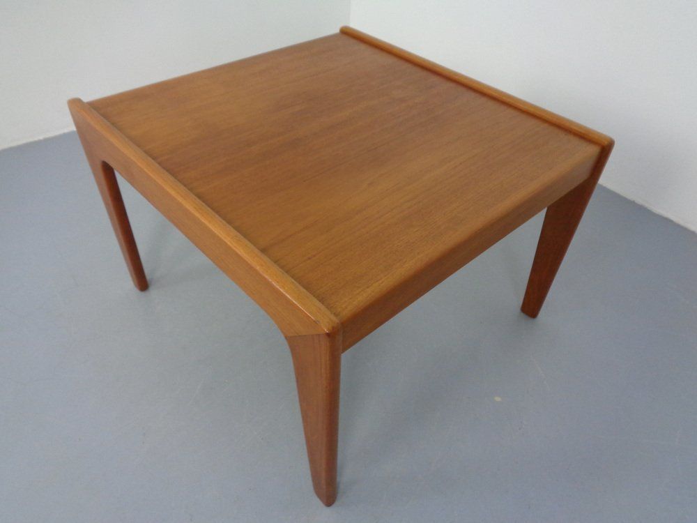 photo for sale Teak Coffee Table From Arne Wahl Iversen, Denmark, 1960s