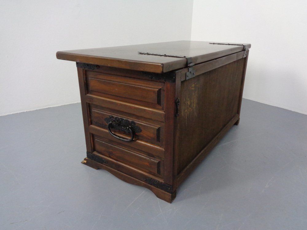 Furniture Spanish Chest & 2 Chests Of Drawers, 1960s, Set Of 3 photo