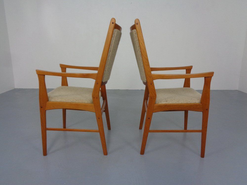 Vintage Danish Teak Dining Armchairs, 1960s, Set Of 2 photo buy