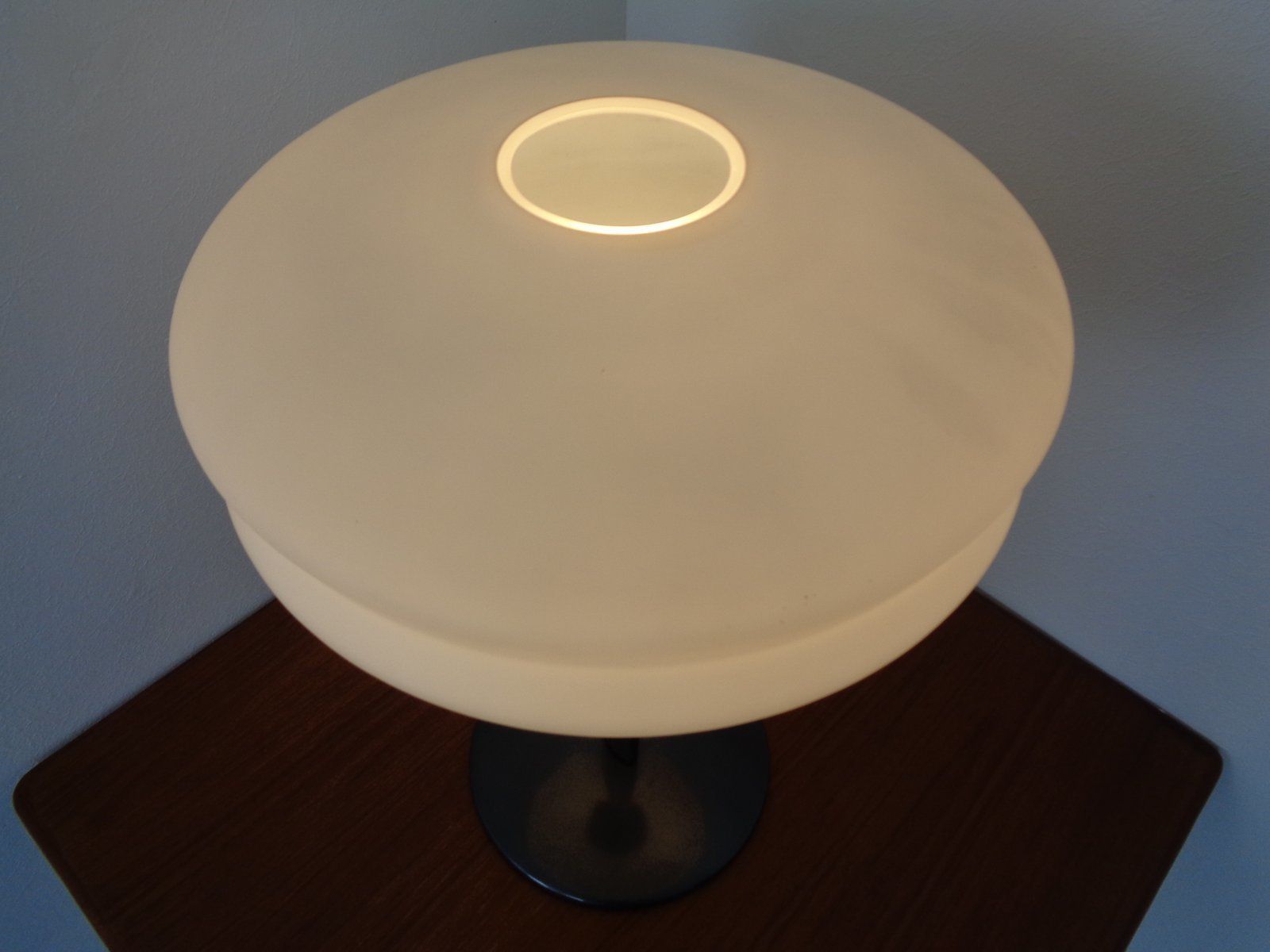 photo buy Italian Opal Glass Lamps By Stefano Marcato, Set Of 2