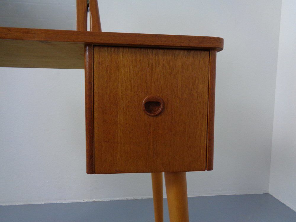 photo vinterior Danish Teak Dressing Table With Mirror, 1960s