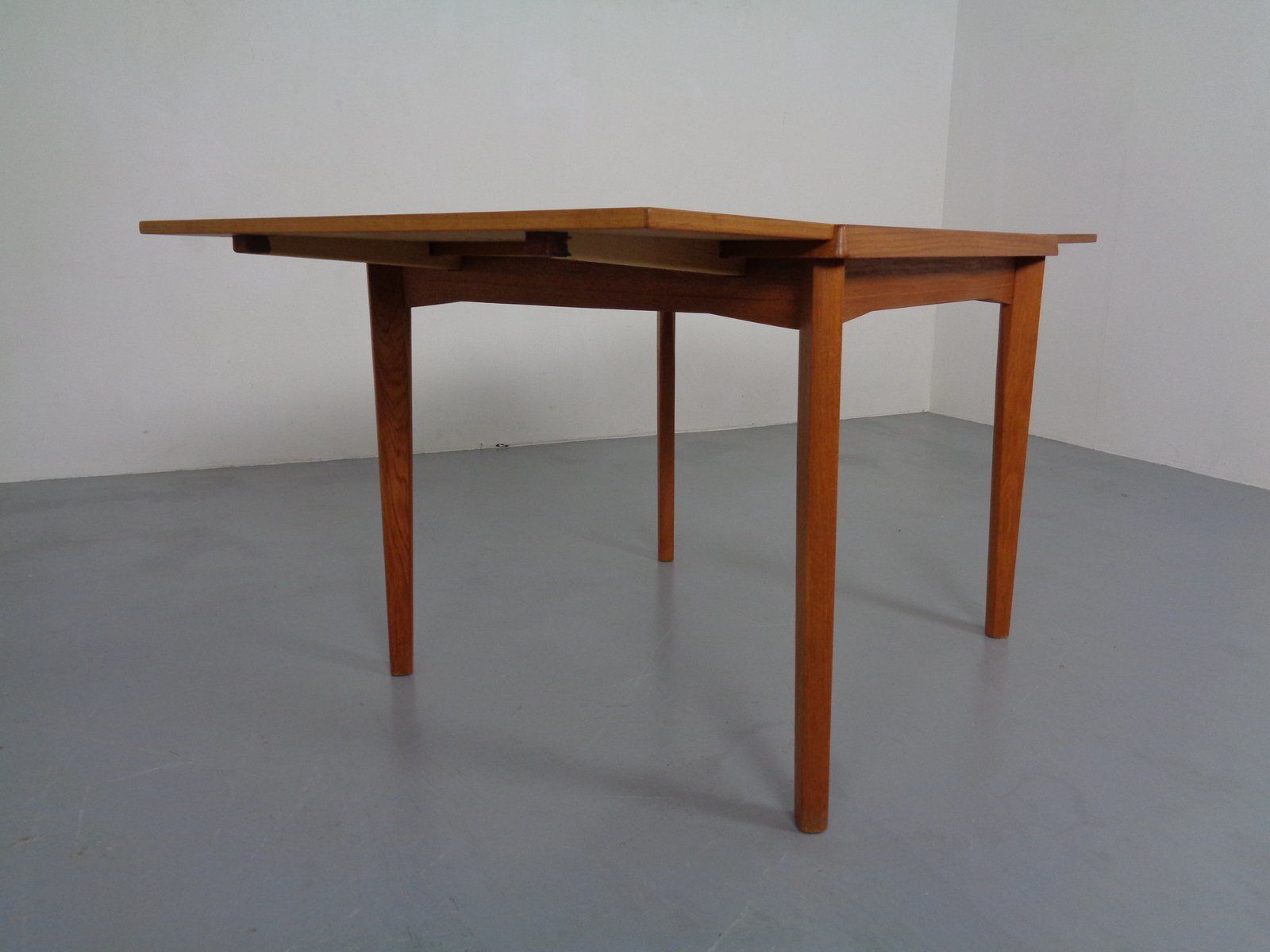 Extendable Teak Dining Table, Denmark, 1960s photo 394.0