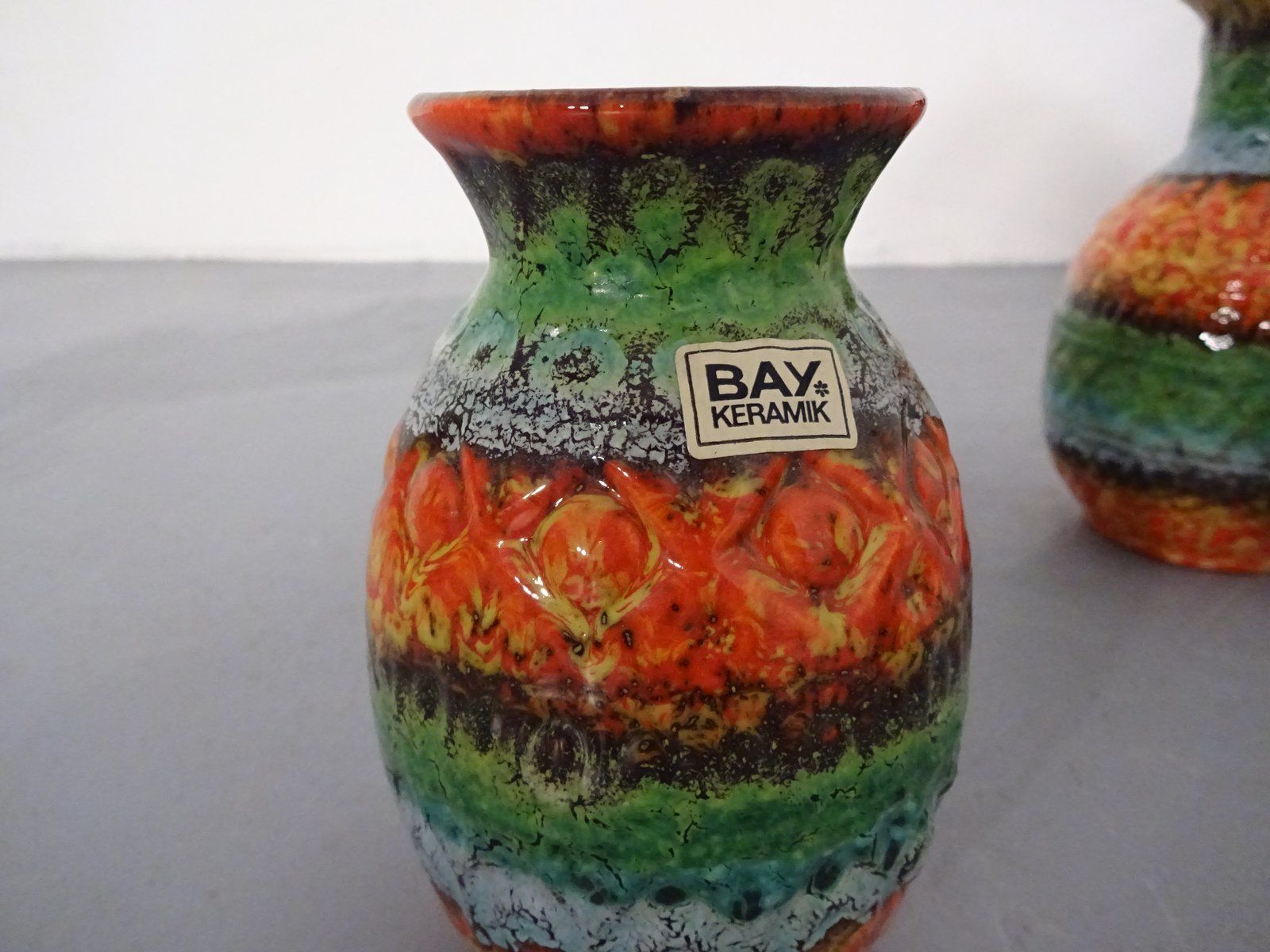 photo for sale Ceramic Vases By Bodo Mans For Bay Keramik, 1960s, Set Of 3