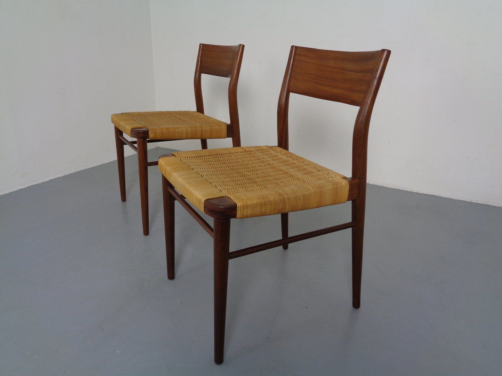 photo for sale Teak Side Chairs By Georg Leowald For Wilkhahn, 1960s, Set Of 4