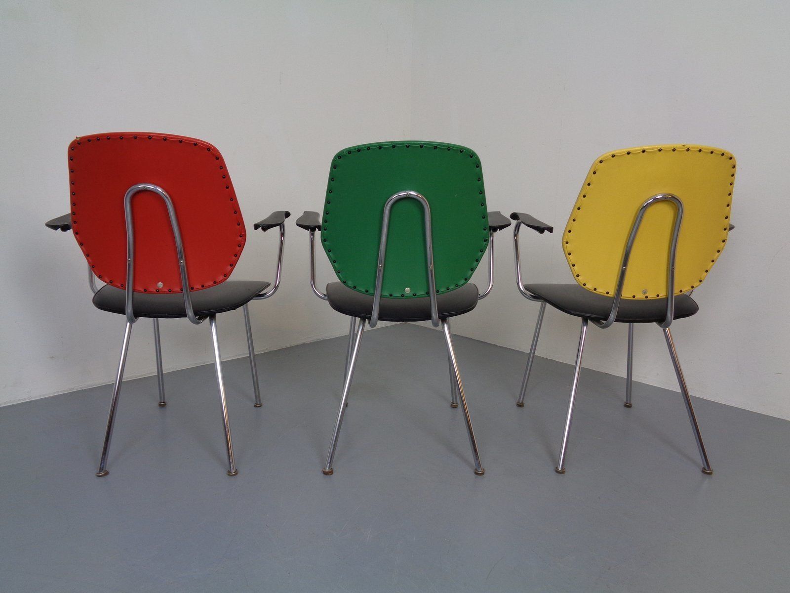 Mid Century Armchairs From Drabert, 1960s, Set Of 3 photo furniture