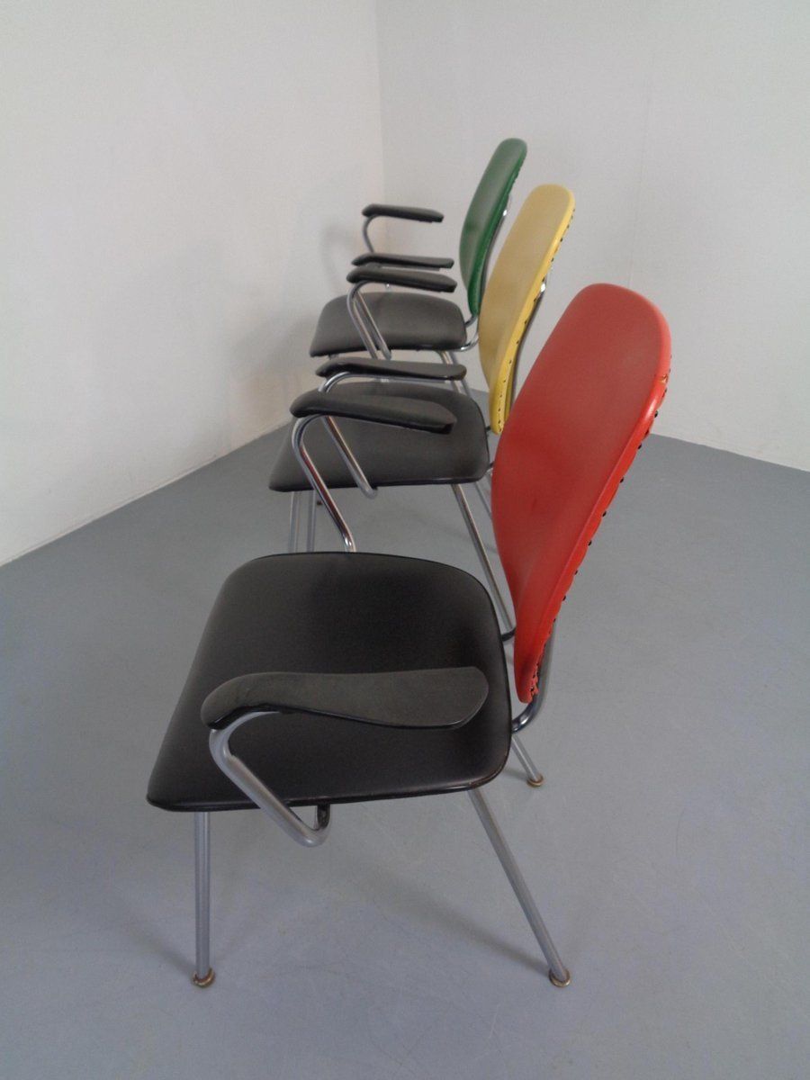 Mid Century Armchairs From Drabert, 1960s, Set Of 3 photo vintage