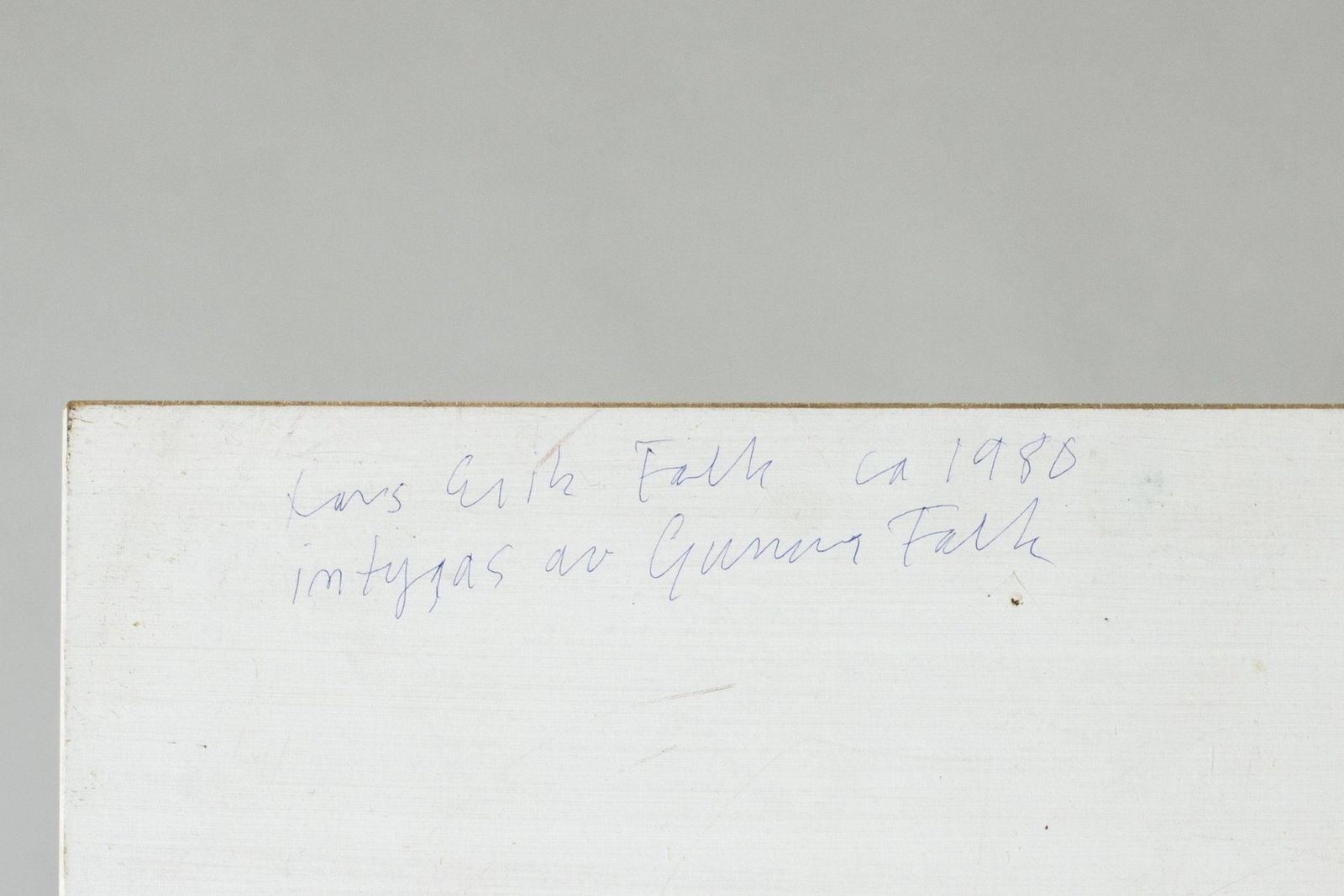 Sculpture By Lars Erik Falk, 1980 photo vintage