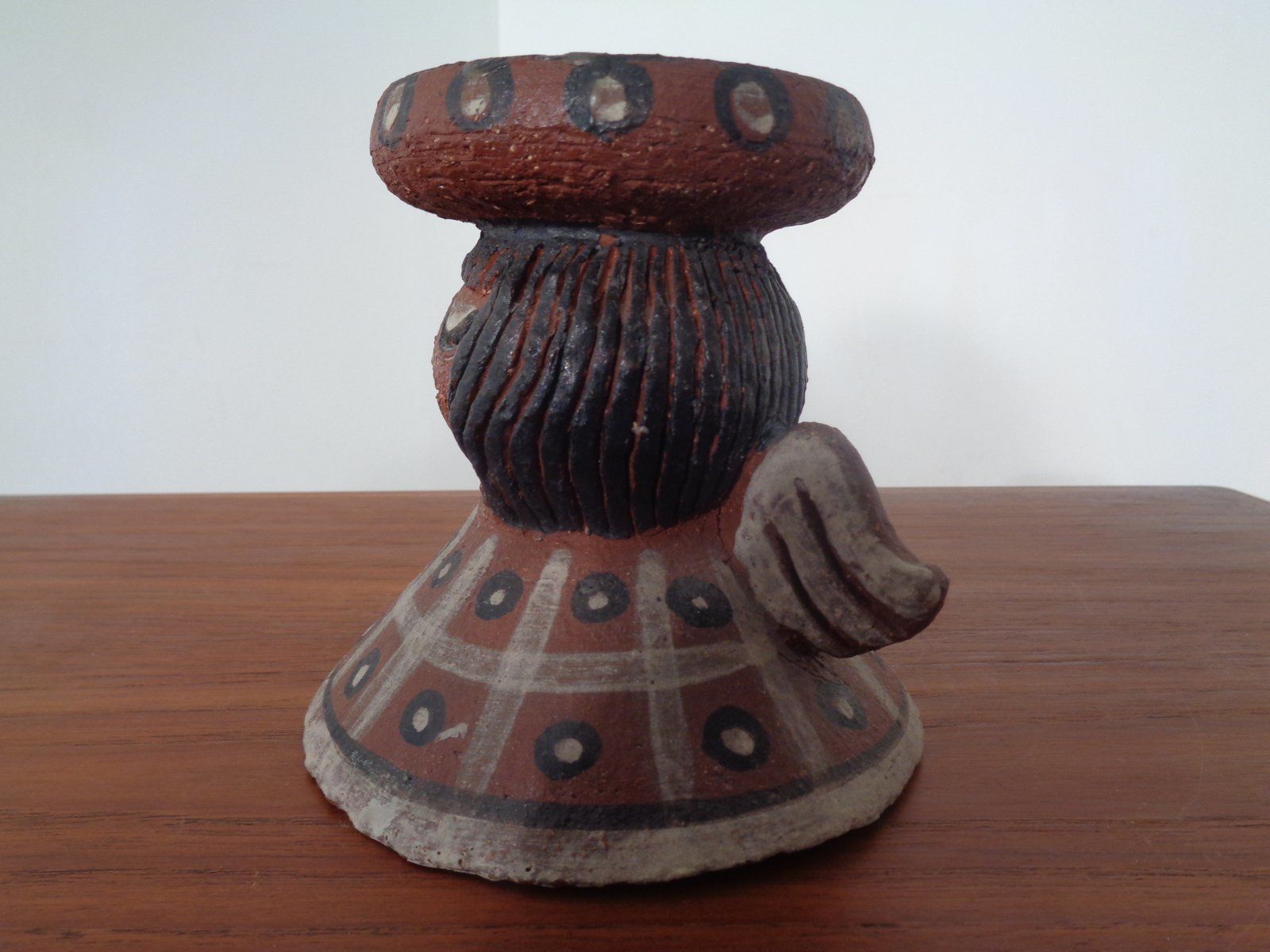 Home Decor Mid Century Ceramic Angel Candleholder By Gerhard Liebenthron 1970s photo