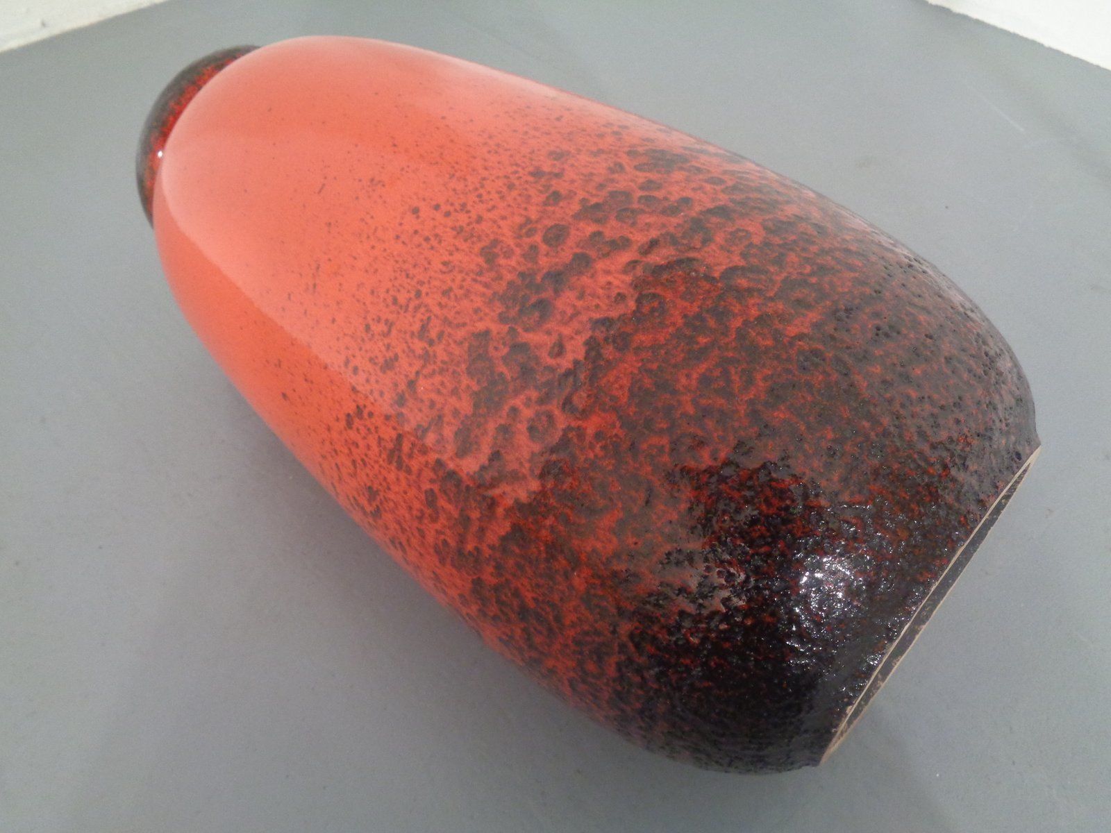 photo vinterior Large Glazed Ceramic Nr. 284 53 Vase From Scheurich 1970s
