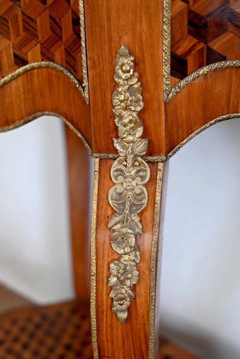 photo vinterior Planter In Marquetry, Louis XV Style, Napoleon III Period   Mid 19th Century