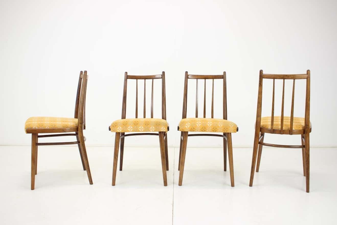 1970s Set Of Four Dining Chairs By Jitona, Czechoslovakia photo furniture