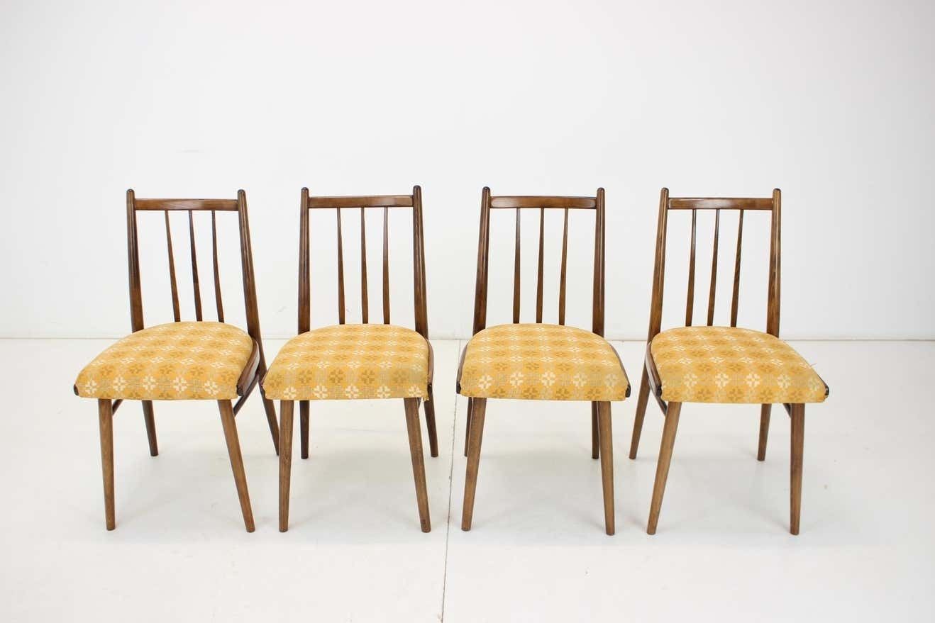 1970s Set Of Four Dining Chairs By Jitona, Czechoslovakia photo 649.0