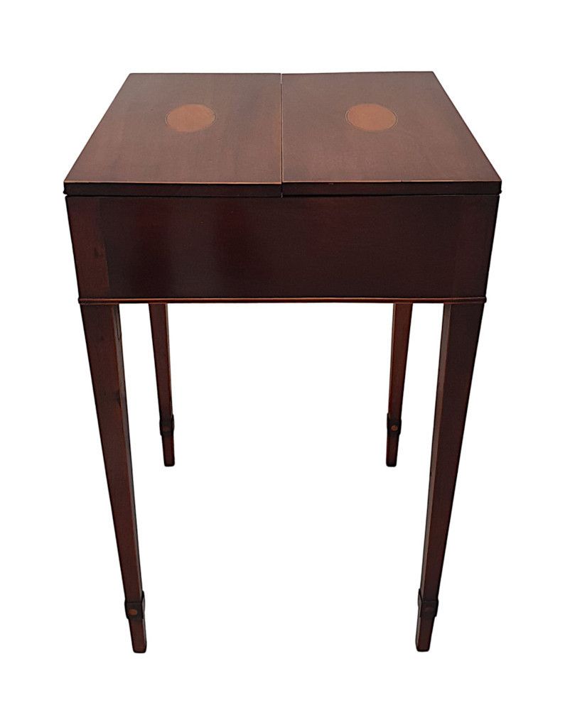 photo furniture A Fabulous Early 19th Century Regency Inlaid Card Table