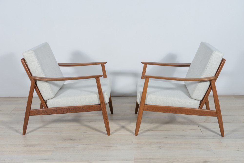 USA 247 Lounge Chairs By Folke Ohlsson For Dux, 1960s, Set Of 2 photo buy