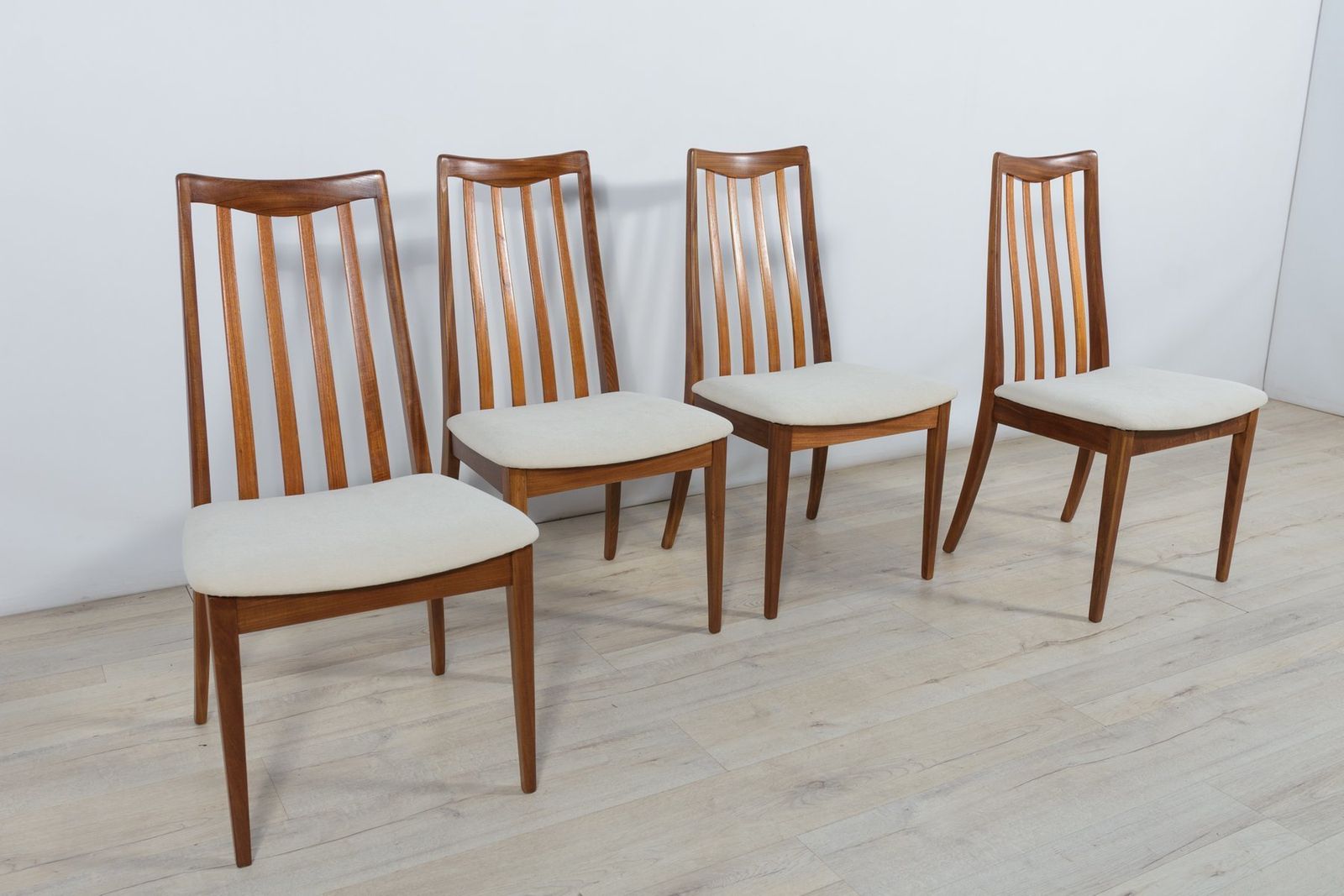 Mid Century Teak Dining Chairs By Leslie Dandy For G Plan, 1960s, Set Of 4 photo furniture