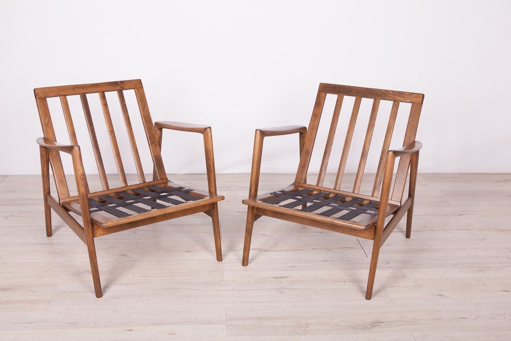 Model 300 139 Armchairs From Swarzędz Factory, 1960s, Set Of 2 photo vinterior