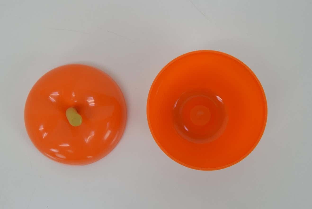 Mid Century Plastic Box,Apple,1970's. photo buy