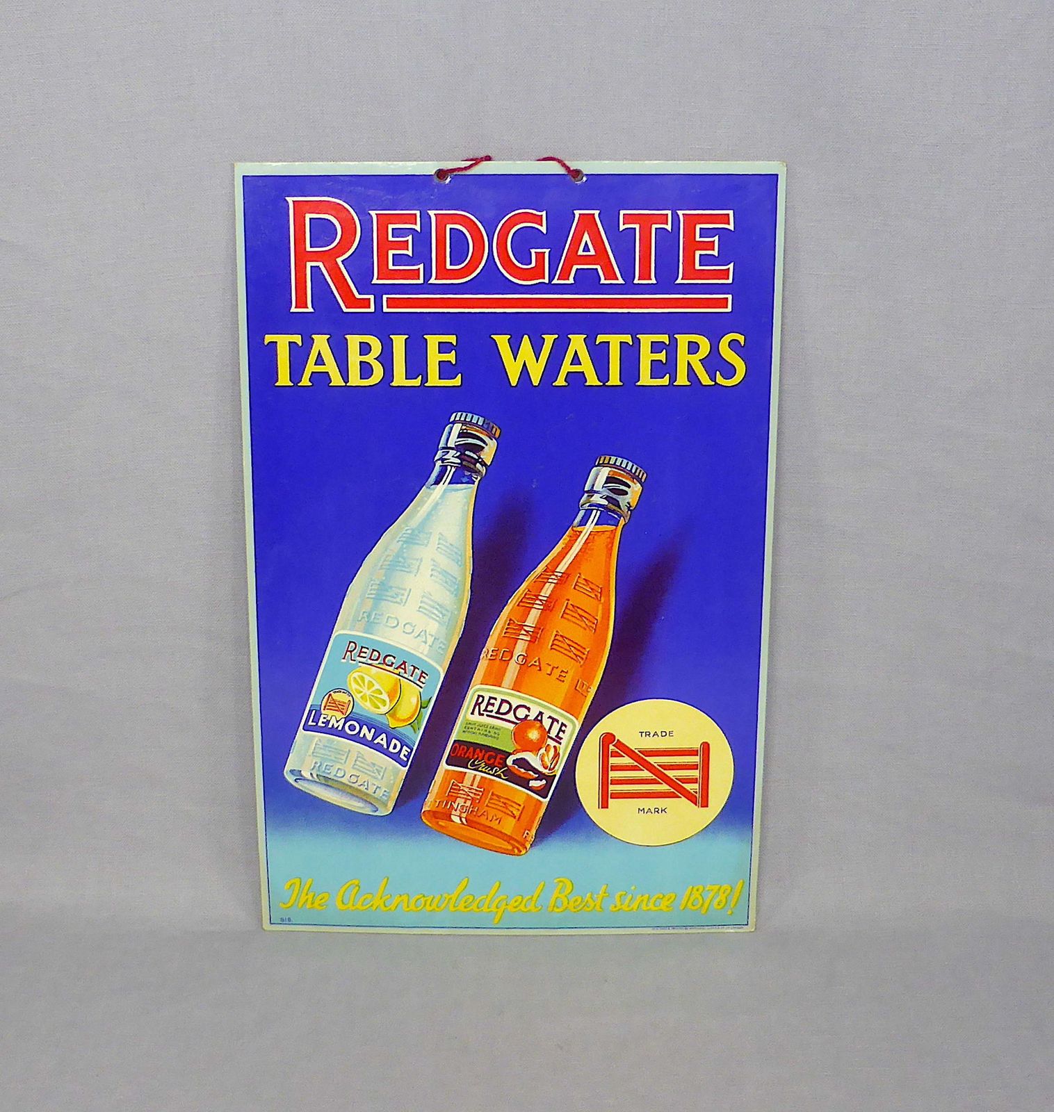 Redgate Table Waters Advertising Sign photo furniture