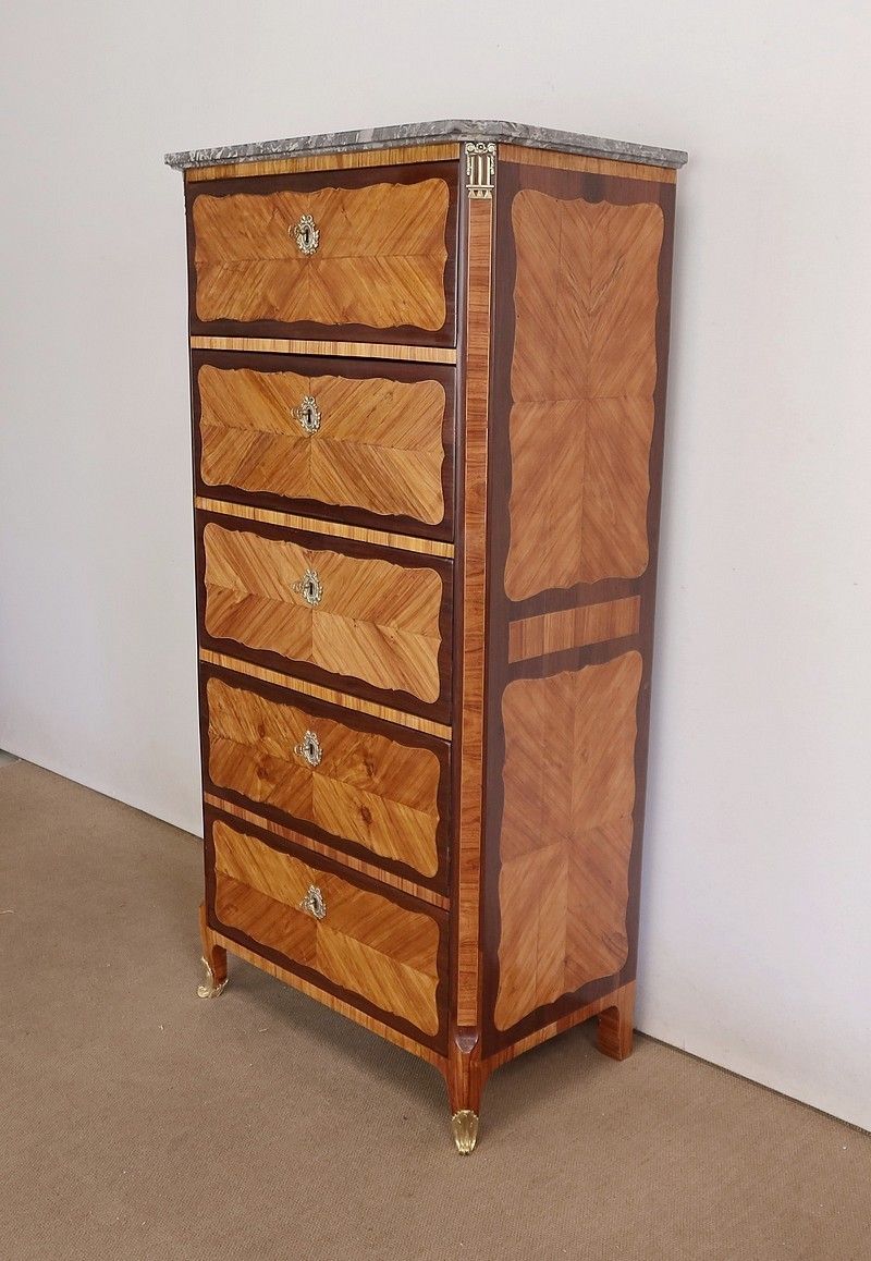 Chest Of Drawers In Precious Wood, Louis XV Period – 18th Century photo furniture