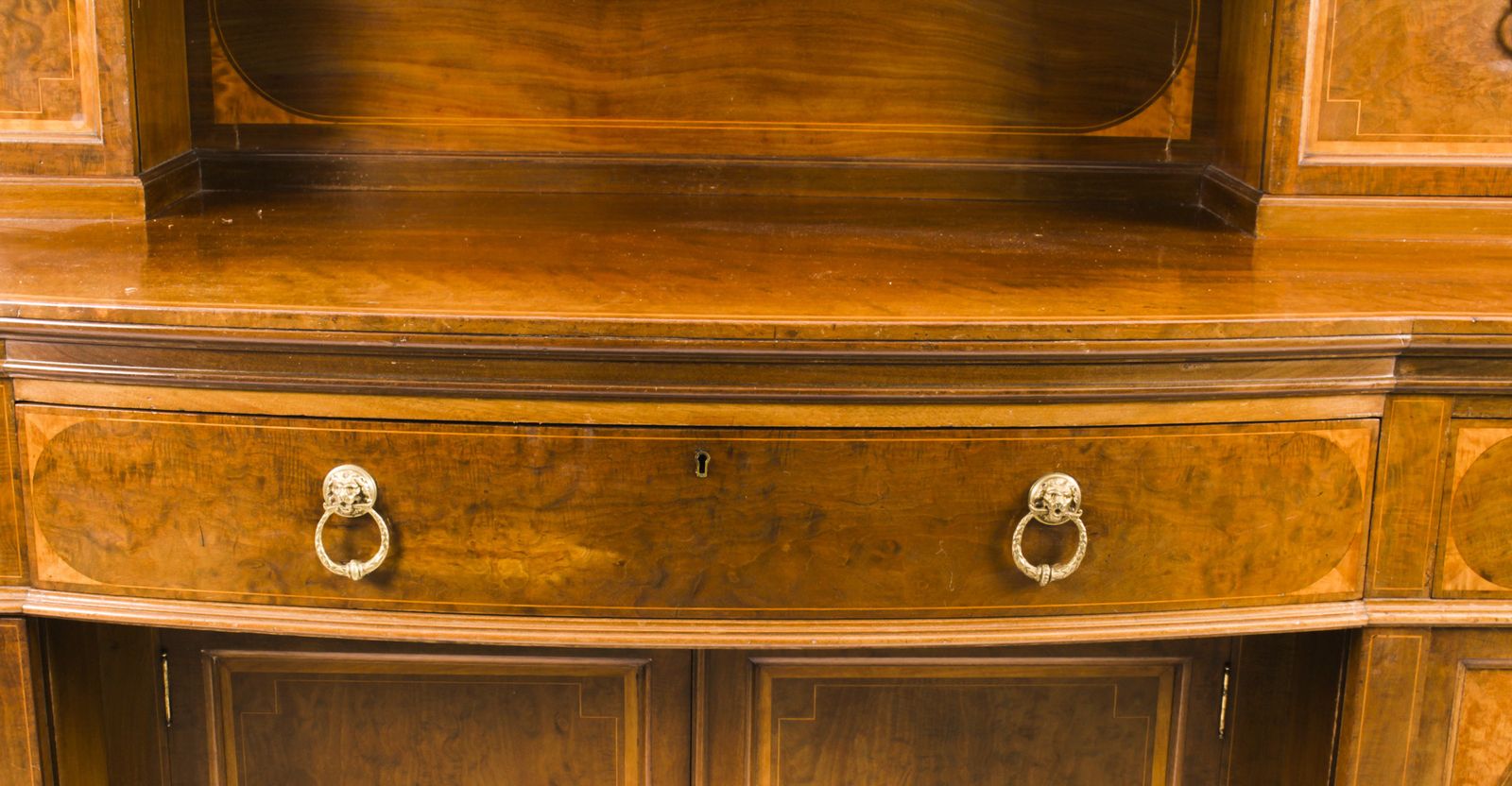 Edwardian Sheraton Revival Mahogany Sideboard  19th C photo furniture