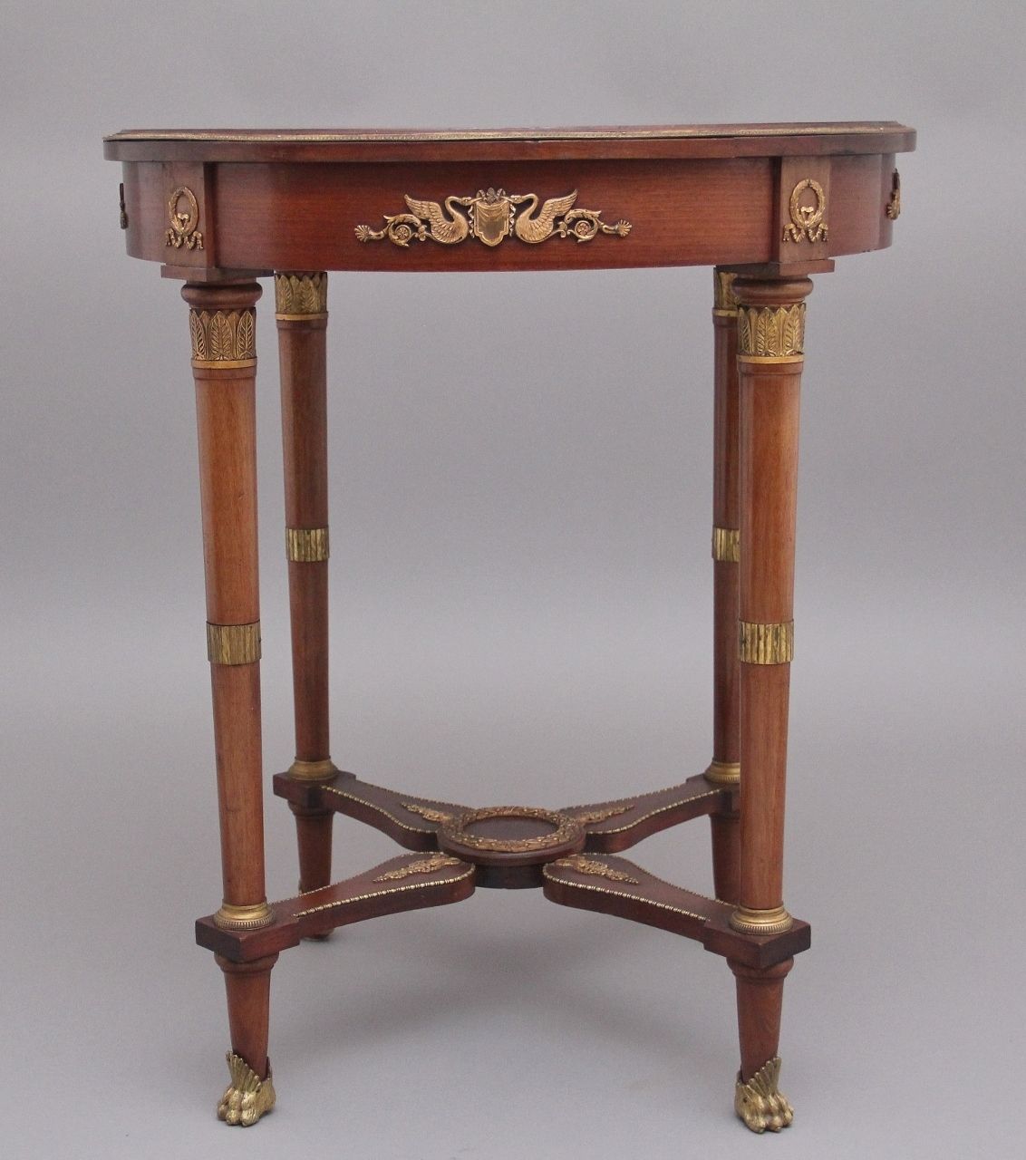 19th Century French Mahogany Centre Table In The Empire Style photo vinterior
