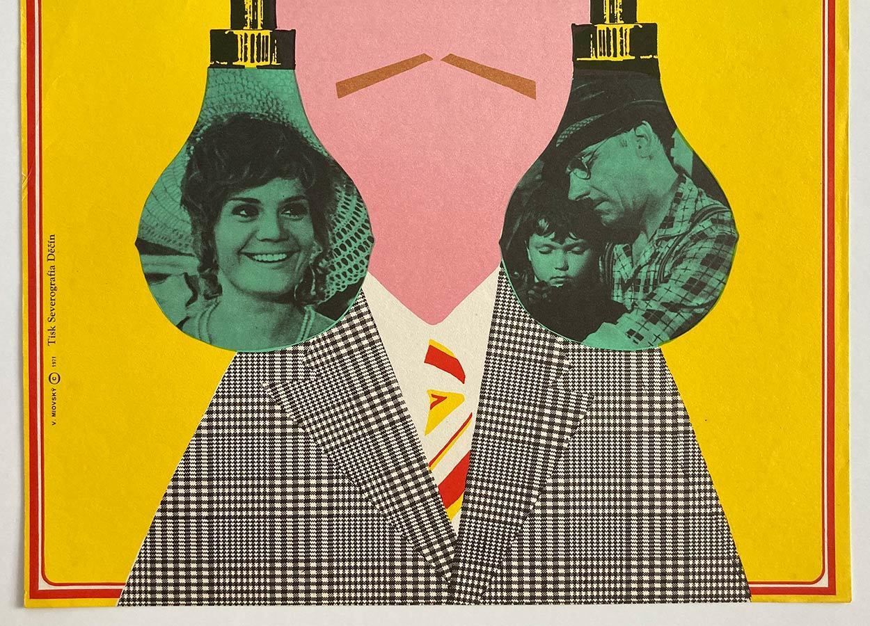 Movie Poster, One Song A Day Takes Mischief Away, Vasil Miovský, 1971 photo furniture