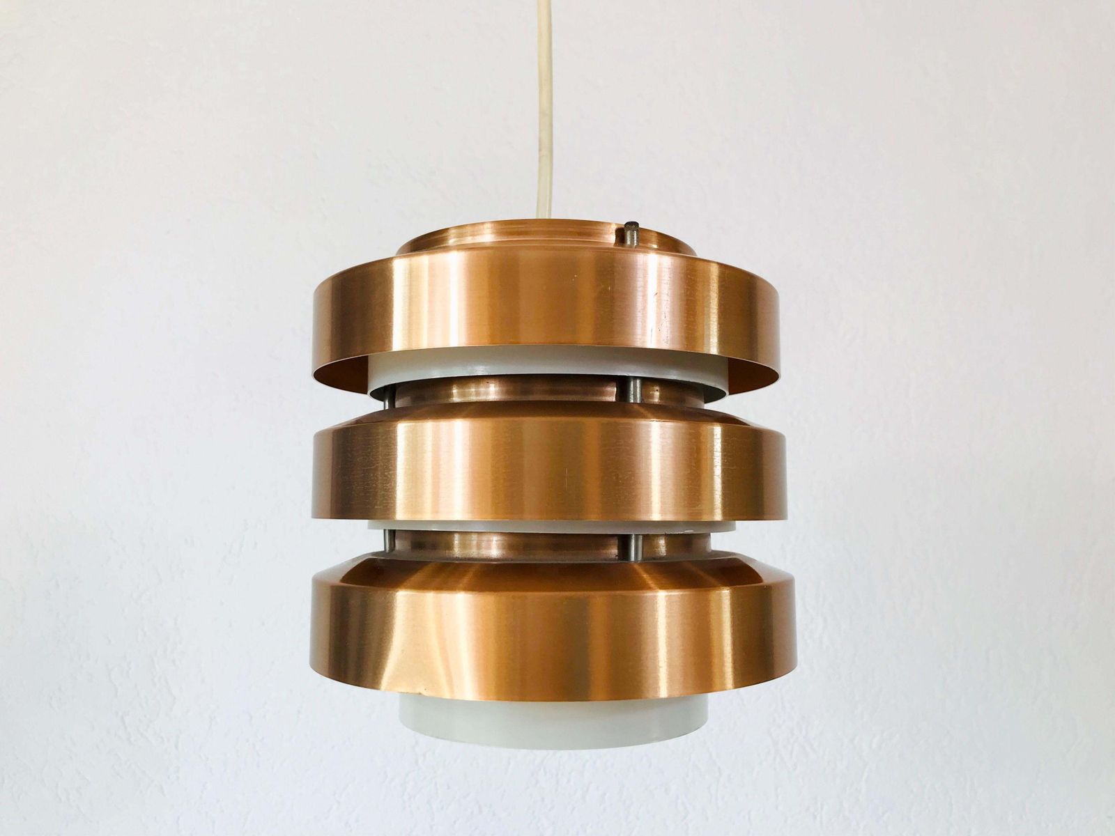 Rare Copper And Metal Pendant Lamp From Ddr, 1960s photo furniture