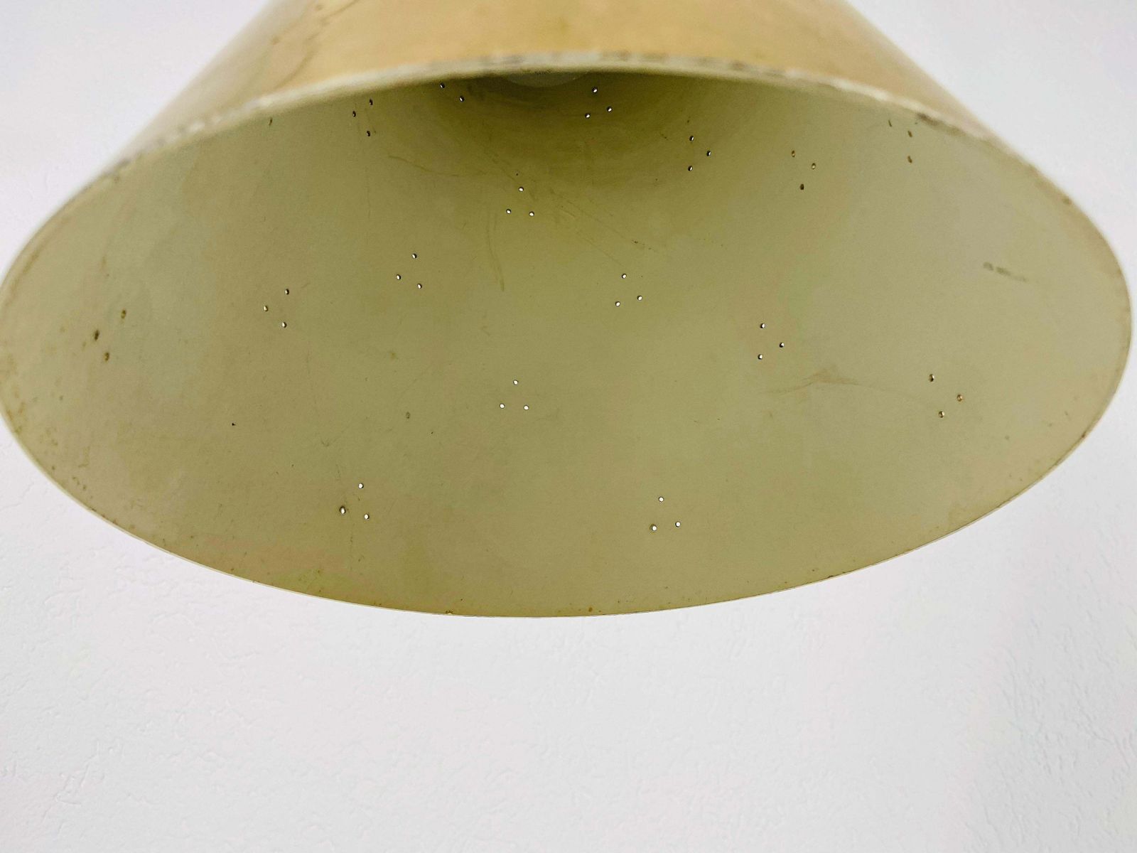 Polished Brass Pendant Lamp In The Style Of Paavo Tynell, 1950s photo vinterior
