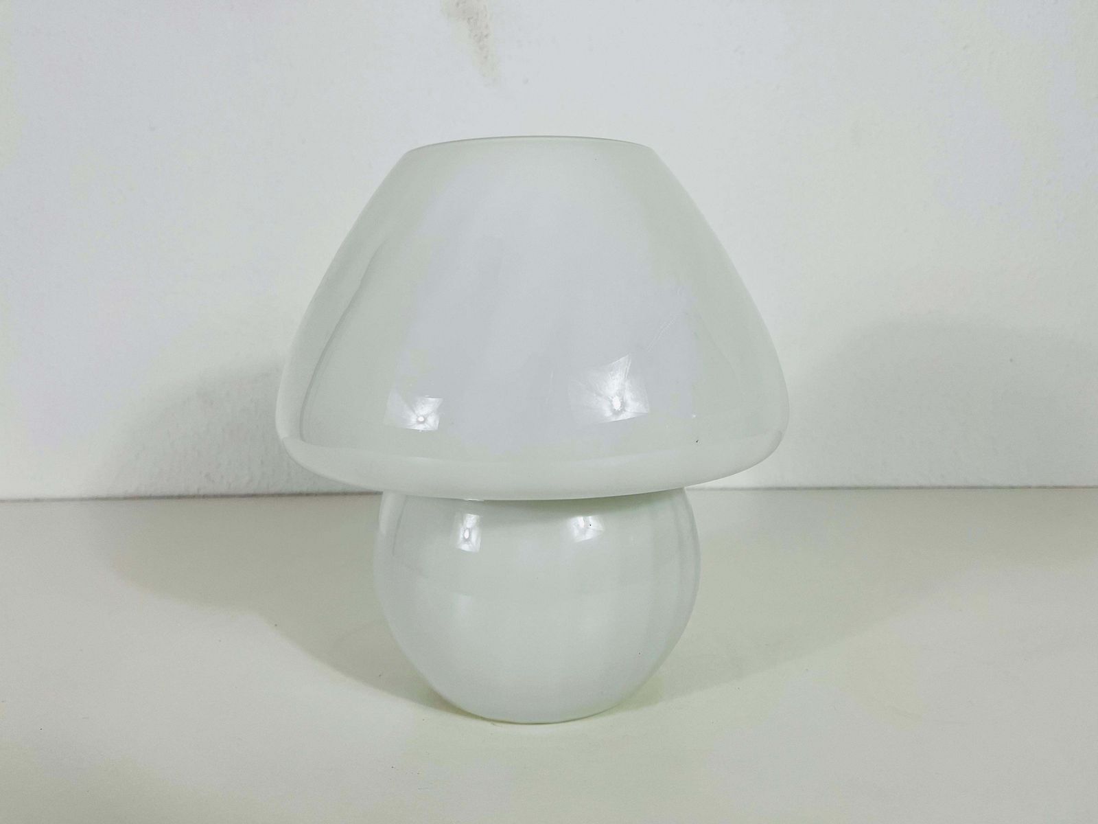 Murano Glass Mushroom Table Lamp By Vetri D‘Arte, Italy, 1970s photo furniture