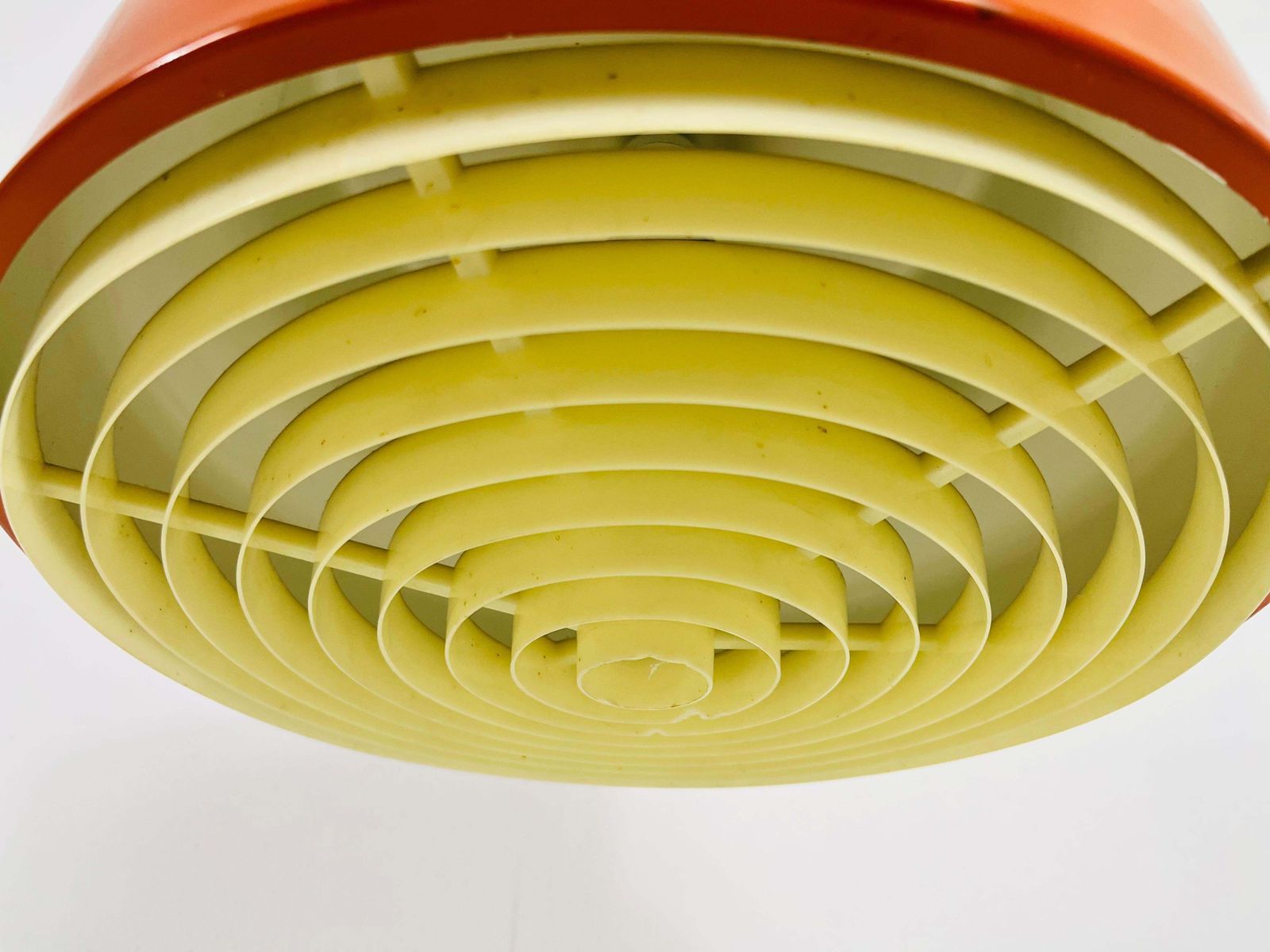 Space Age Bumling hanglamp in oranje, Duitsland, jaren 1970 photo buy
