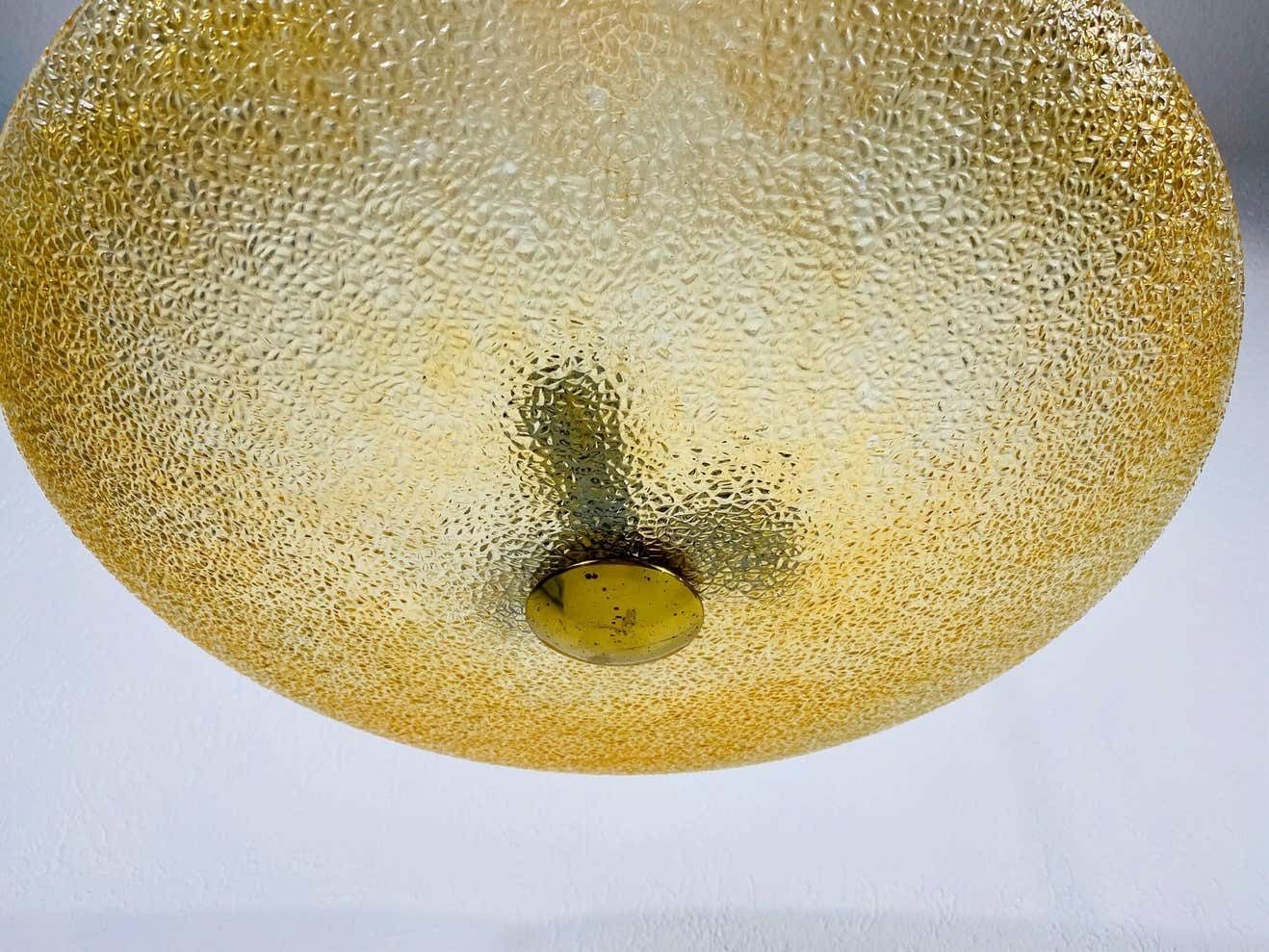 Midcentury Acrylic Glass Pendant Lamp Attributed To Boris Lacroix, 1960s photo for sale
