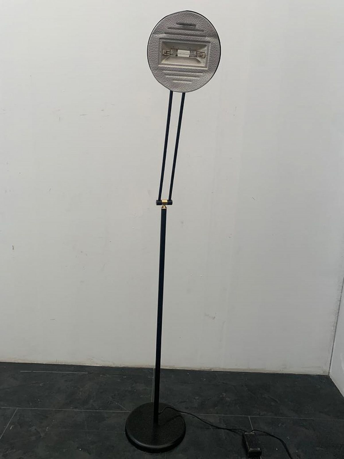 Metal Floor Lamp With Brass Details, 1960s photo Lighting