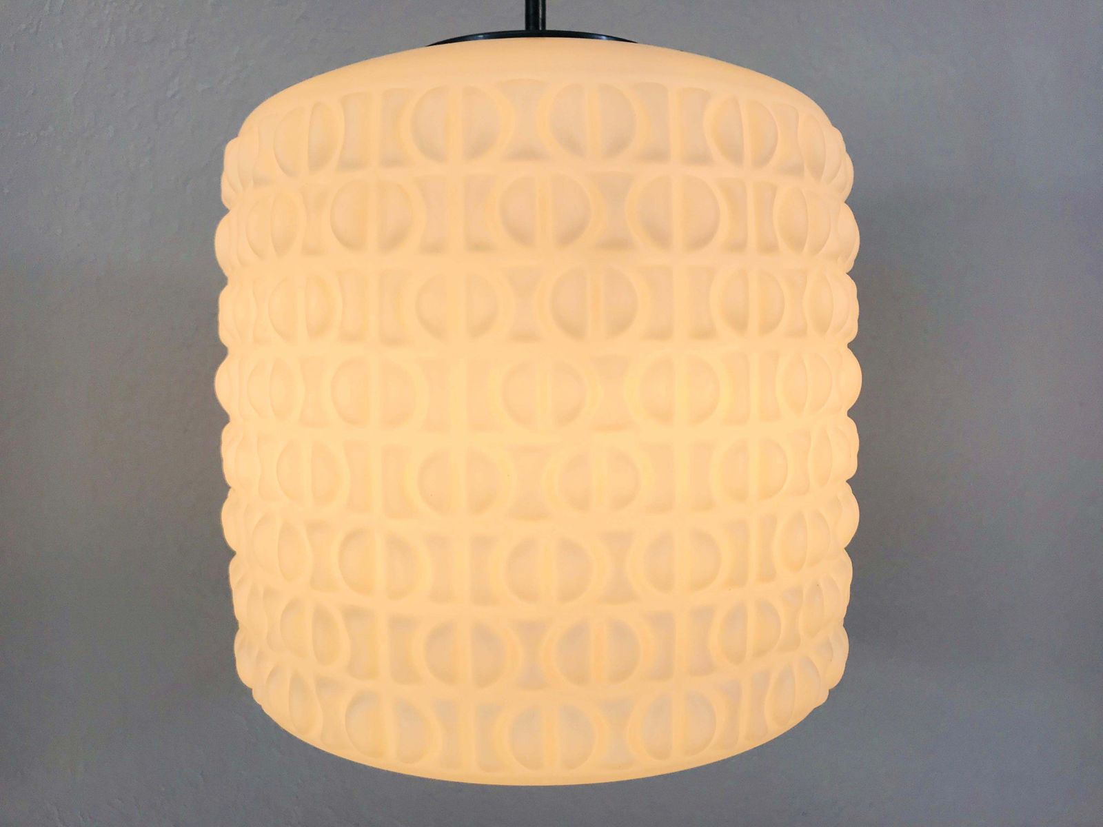 Very Large White Opal Hanging Lamp By Peill And Putzler, 1970s, Germany photo furniture