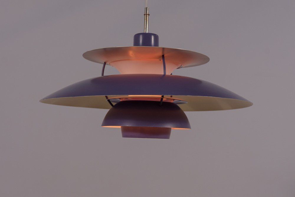 Mid Century Model Ph5 Pendant Lamp By Poul Henningsen For Louis Poulsen, 1960s photo for sale