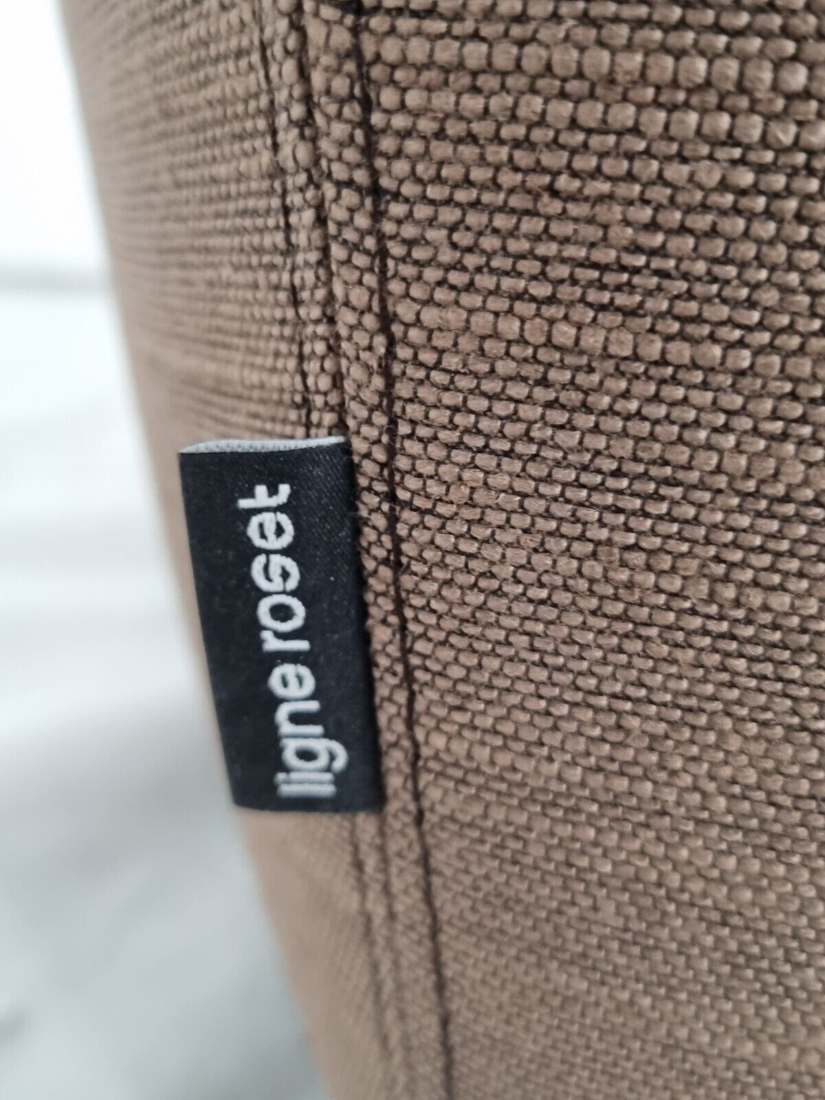 photo for sale Ligne Roset Lounge Chair In Flecked Weave In Tobacco