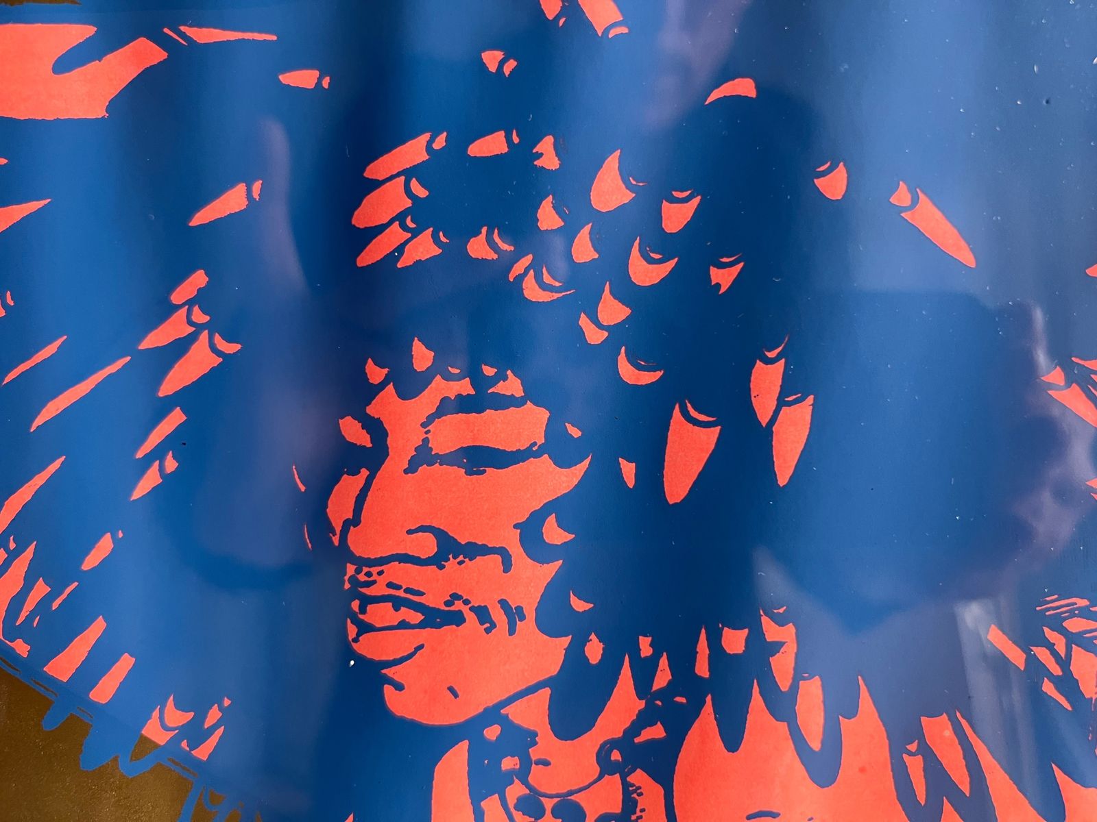 Jimi Hendrix Hapshash Osiris 1967 Fillmore Concert Silkscreened Orignal Rare Music Poster photo for sale