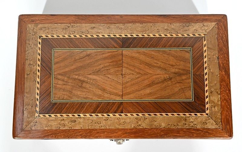 Box In Marquetry Of Various Woods   Early 20th Century photo 854.9